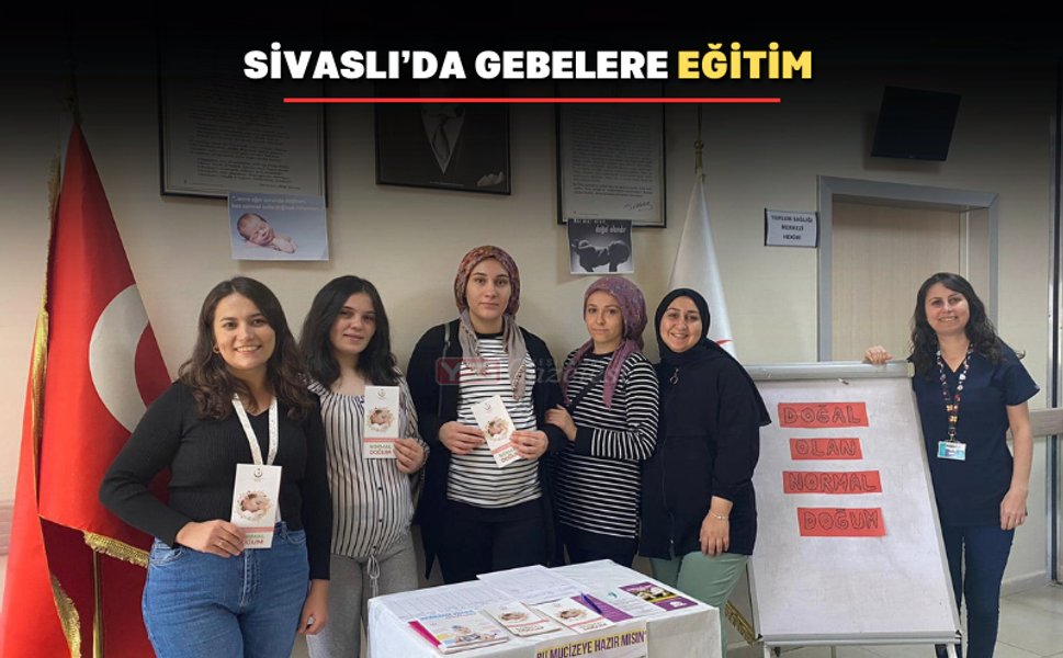 Sivaslı’da “Doğal Olan Normal Doğum” standı açıldı