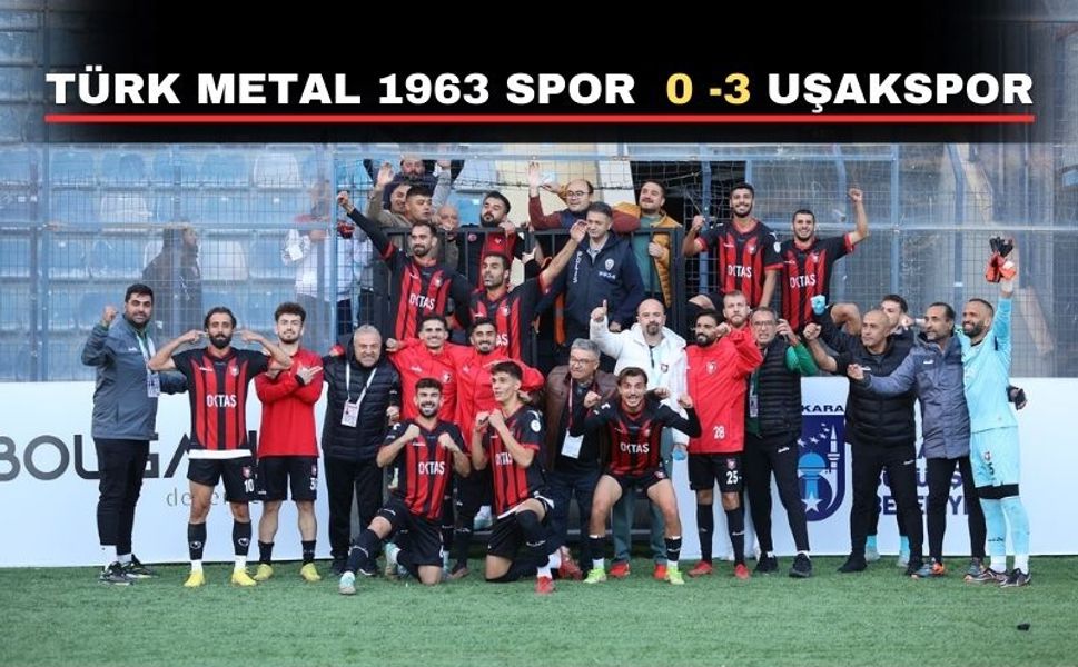 Uşakspor Ankara’dan metali bükerek geliyor