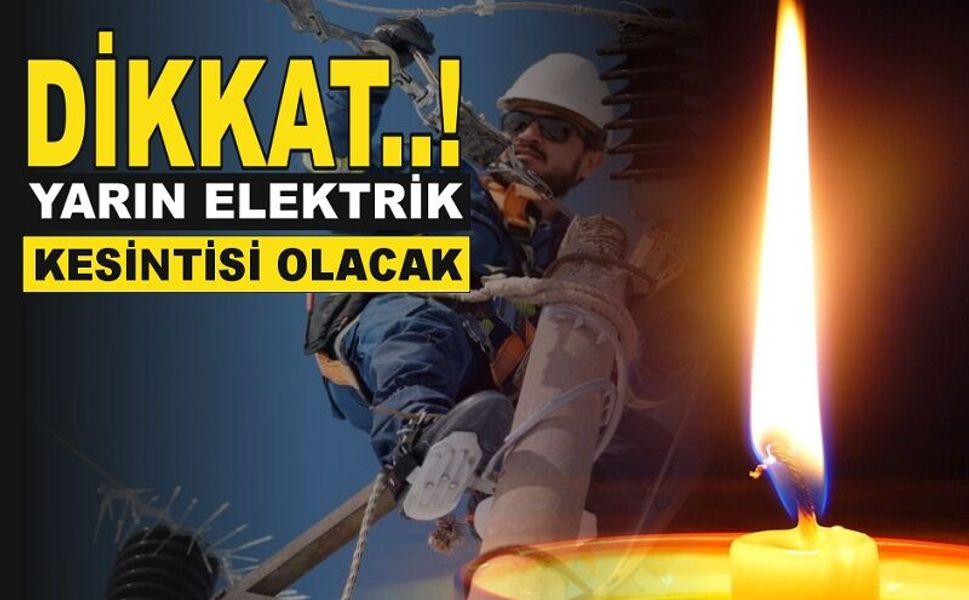 Uşak’ta 18 Haziran Perşembe Günü Elektrik Kesintisi Olacak