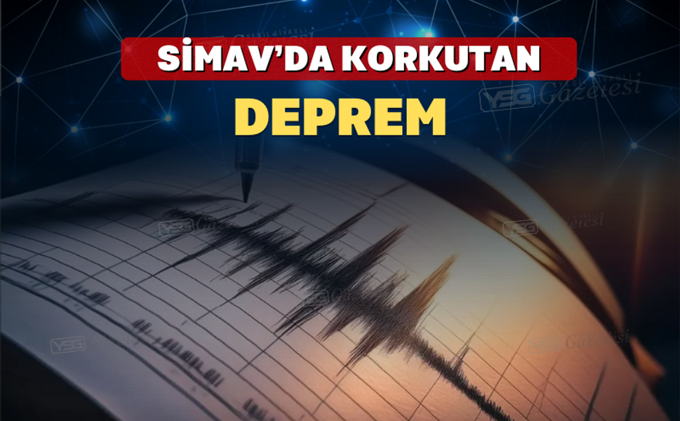 Simav’da 3.2 Büyüklüğünde Deprem Meydana Geldi