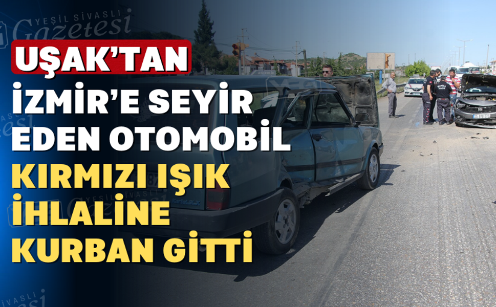 İki otomobilin çarpıştığı kazada 1 kişi yaralandı
