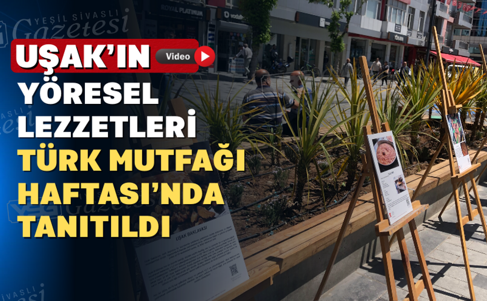 Uşak’ın Yemek Kültürü Tiritoğlu Parkı’nda Sergilendi