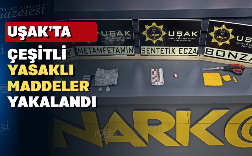 Uşak’ta 2 zehir taciri tutuklandı