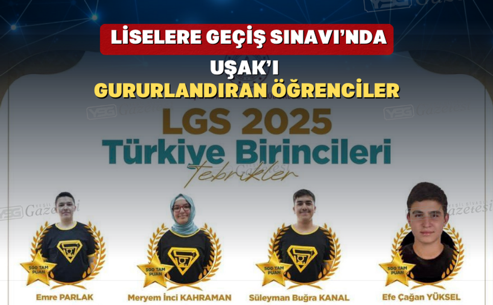LGS Türkiye Birincileri Uşak'ta