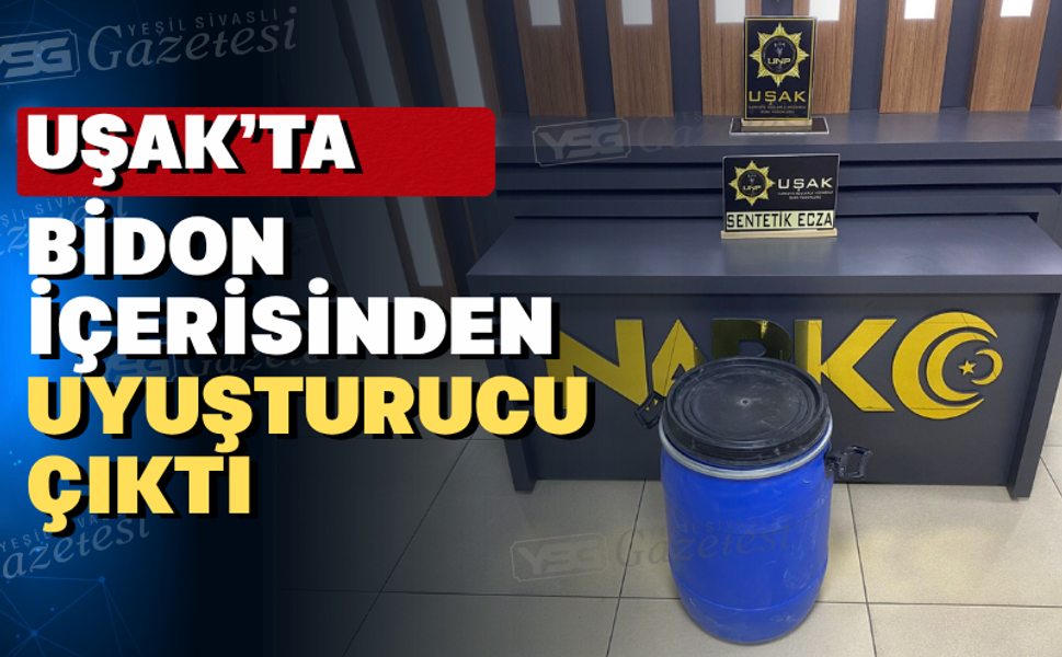 Uşak’ta zehir tacirleri bu defa pes dedirtti: 3 tutuklu