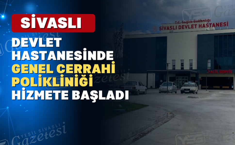 Sivaslı Devlet Hastanesi’nde Genel Cerrahi Polikliniği Hizmetine Başlandı
