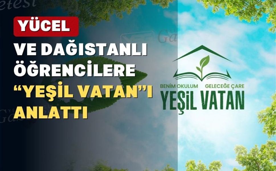 Uşak’ta ilk ders: “Yeşil Vatan – Benim Okulum Geleceğe Çare Etkinliği”