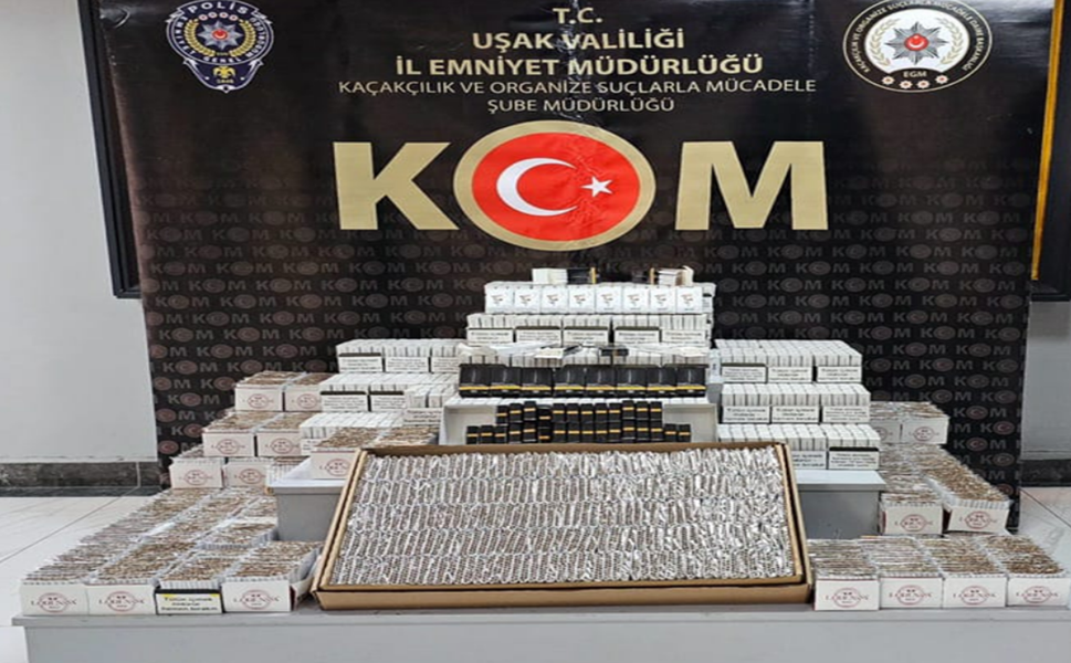 Uşak KOM Şube Ekipleri Kaçakçılara Geçit Vermiyor