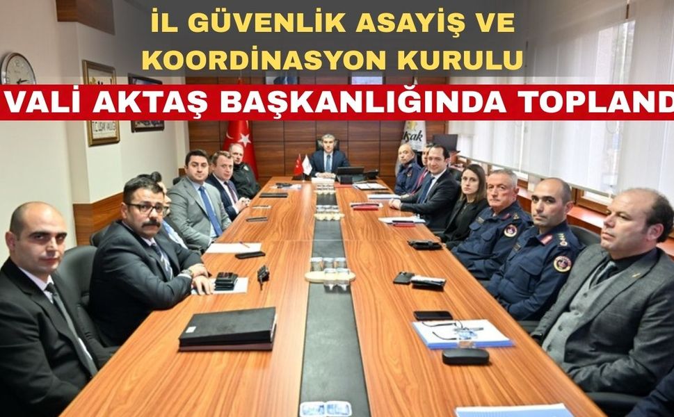 Uşak’ın huzuru ve güvenliği için bir araya geldiler