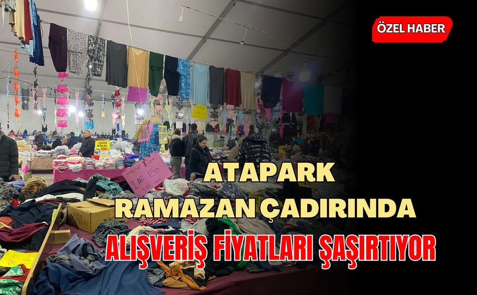 Uşak Atapark Ramazan Çadırında Alışveriş Fiyatları Şaşırtıyor