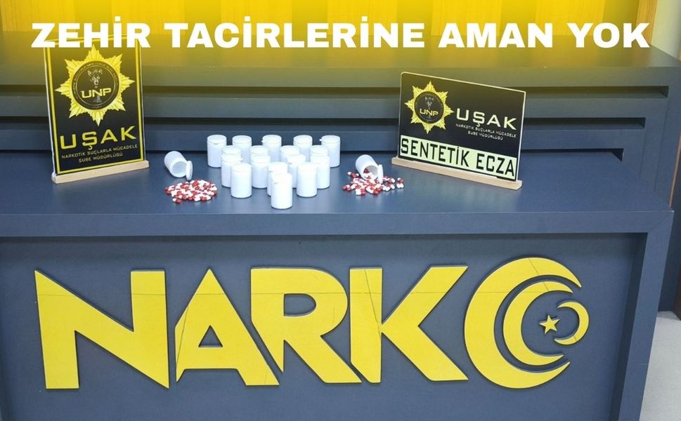 Uşak’ta hap operasyonu 1 kişi tutuklandı