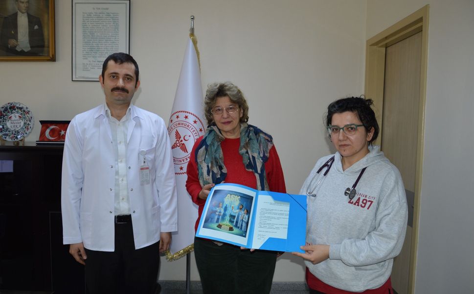 Uşak’ta Hayatını Kurtaran Ekibe 4 Yıl Sonra Minnet Ziyareti