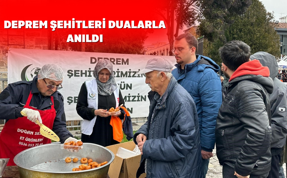 6 Şubat'ta hayatını kaybeden vatandaşlar Uşak'ta hatırlandı