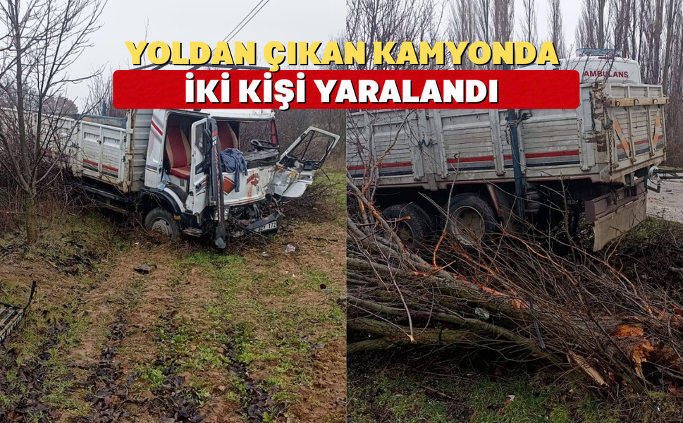 Uşak Ahat-Kaylı köy yolunda korkutan kaza