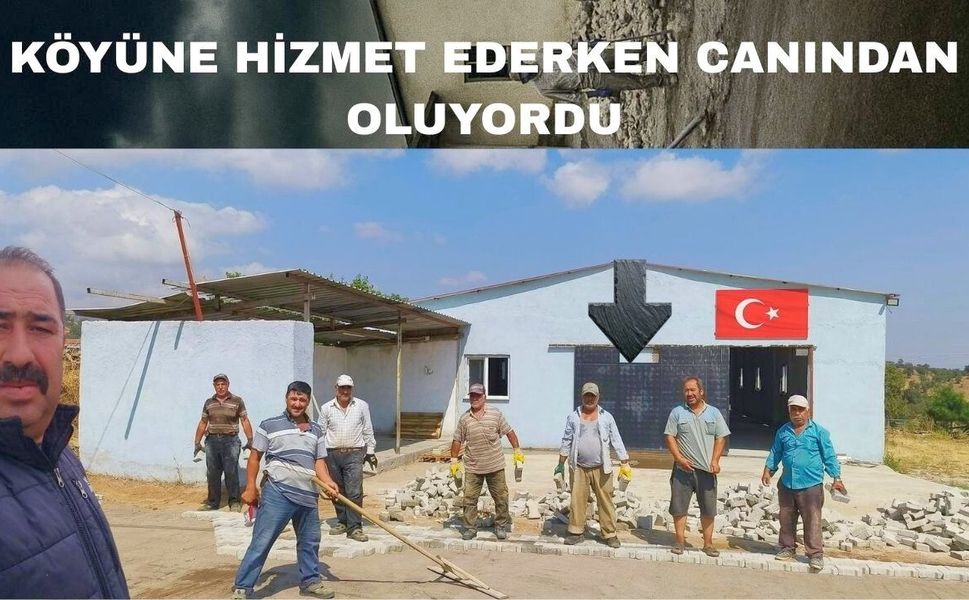 Uşak’ta çatıdan düşen muhtarın sağlık durumu kritik