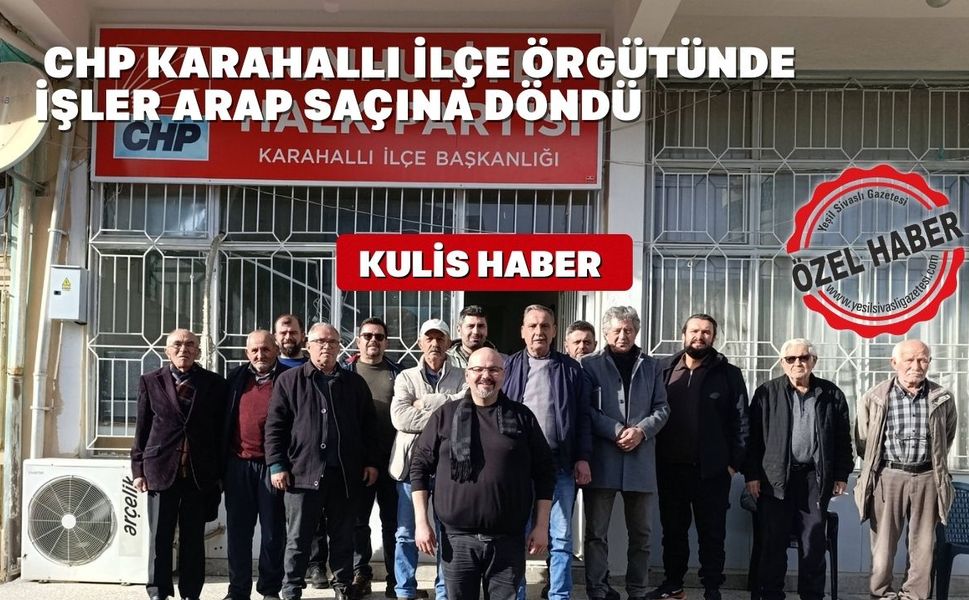 Uşak’ın Karahallı ilçesinde CHP’de sular durulmuyor