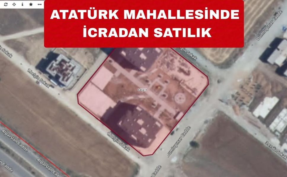 Uşak merkezde 149 metrekare daire icradan satılık