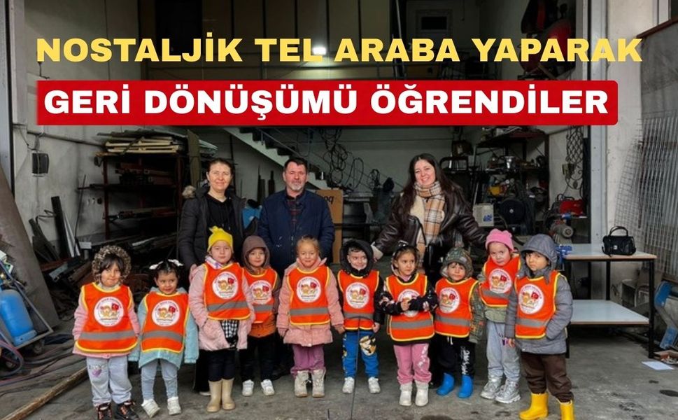 Uşak’ın Eşme ilçesinde nostaljik geri dönüşüm eğitimi