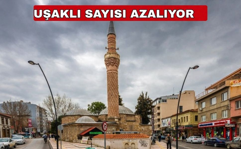 Uşak nüfusu her yıl biraz daha azalıyor
