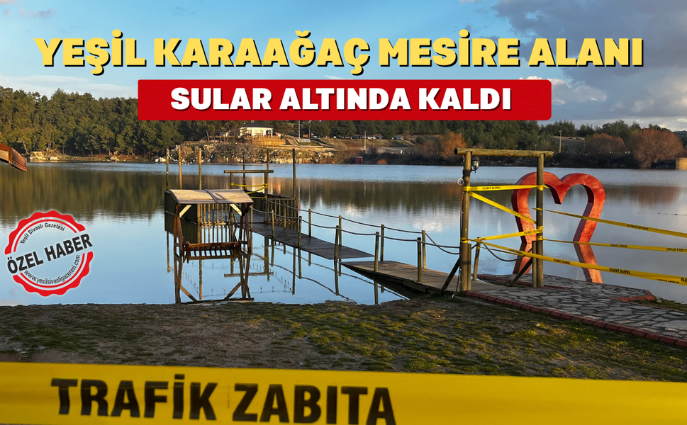 Yeşil Karaağaç’ı Su Bastı: Mesire Alanı Göle Döndü