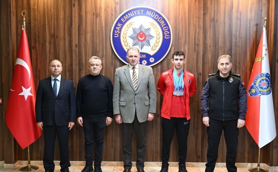 Uşak’ın gururu olan özel sporcu bir polisin oğluymuş