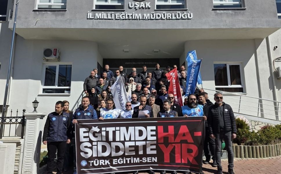Türk Eğitim-Sen Uşak Şube; “Son uyarımız, geleceğimiz tehlikede”