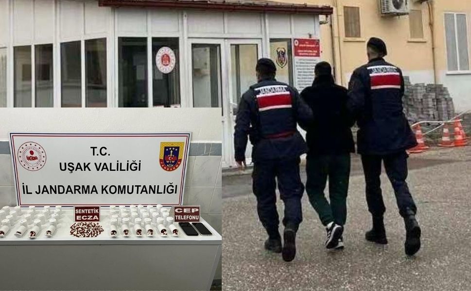 Uşak’ın Dikilitaş Mahallesinde yasaklı madde operasyonu