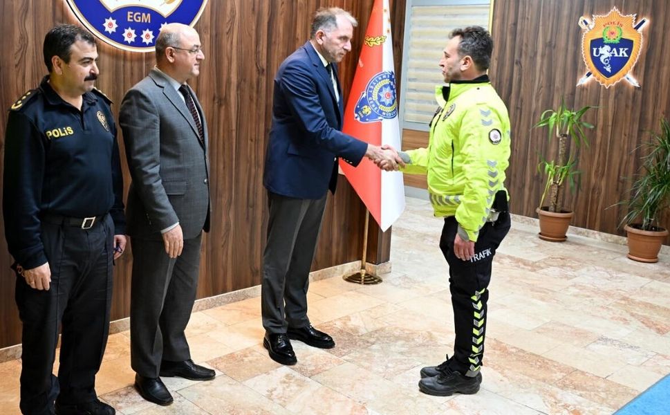 Uşak Emniyetinde Bayram Buluşması