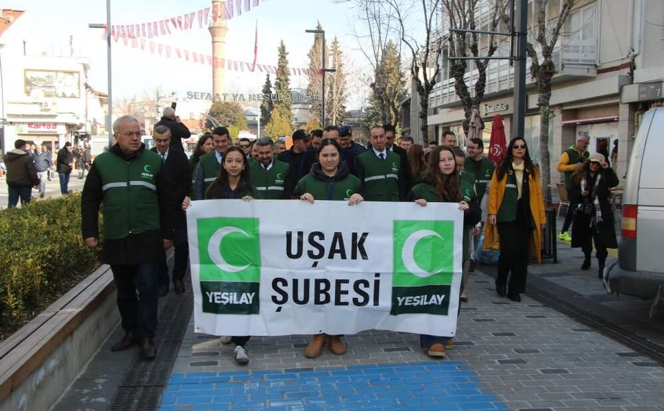 Uşak'ta Bağımlılıkla Mücadele Yürüyüşü