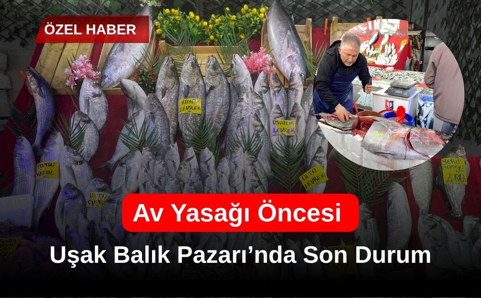 Av Yasağı Öncesi Uşak Balık Pazarı’nda Son Durum