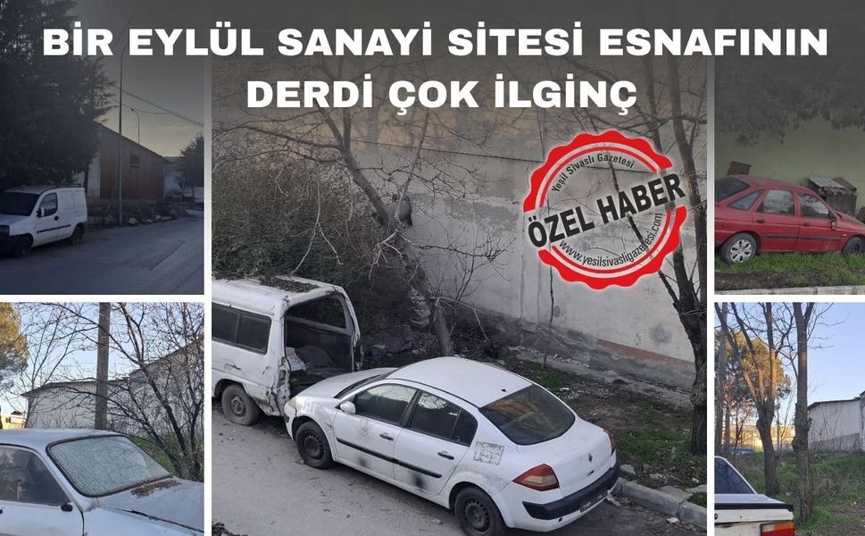 Uşak Bir Eylül Sanayi Sitesi araba mezarlığına döndü