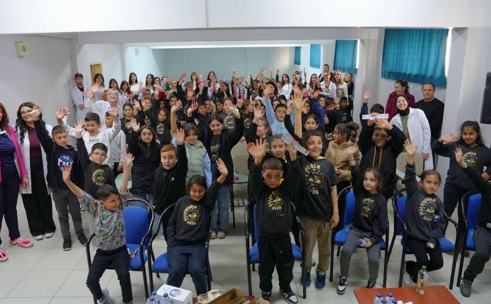 Uşak Malkoçoğlu İlkokulu ve Ortaokulu öğrencilerine hijyen eğitimi