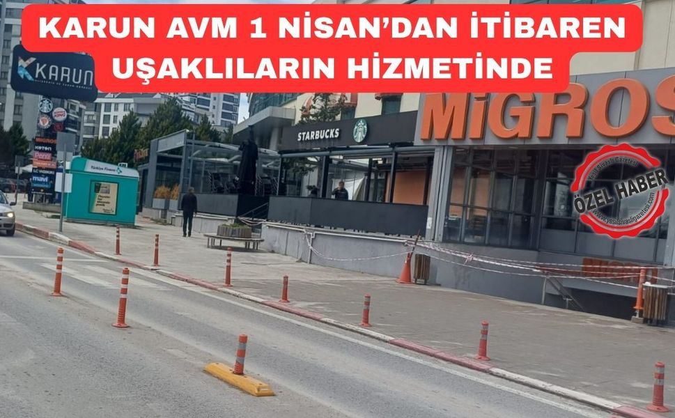 Uşak Karun AVM bir yıl sonra yeniden Uşaklıların hizmetinde