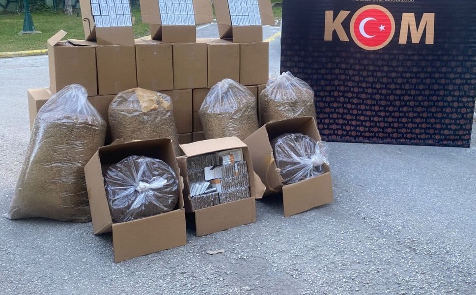 Uşak’ta Binlerce Makaron Ele Geçirildi