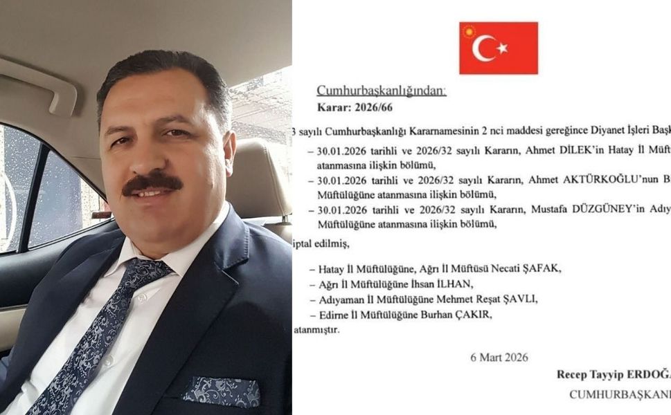 Eski Uşak Müftüsü Burhan Çakır Edirne Müftüsü Oldu
