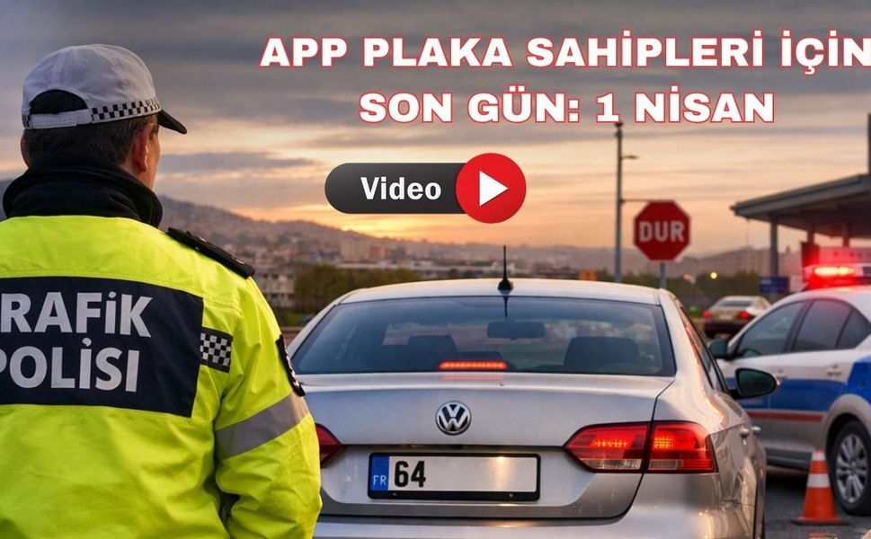 Uşak Emniyet Müdürlüğü APP Plaka sahiplerini uyardı!