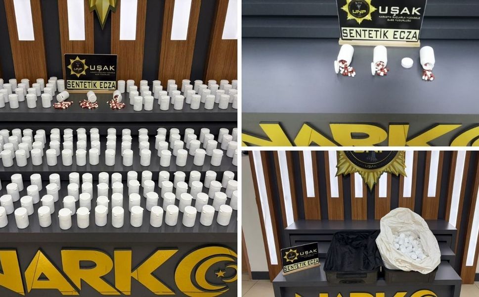 Uşak’ta narkotik operasyonu sonrası 3 kişi tutuklandı