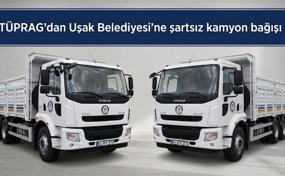 Uşak Belediye Meclisi oy birliği ile kamyonları kabul etti