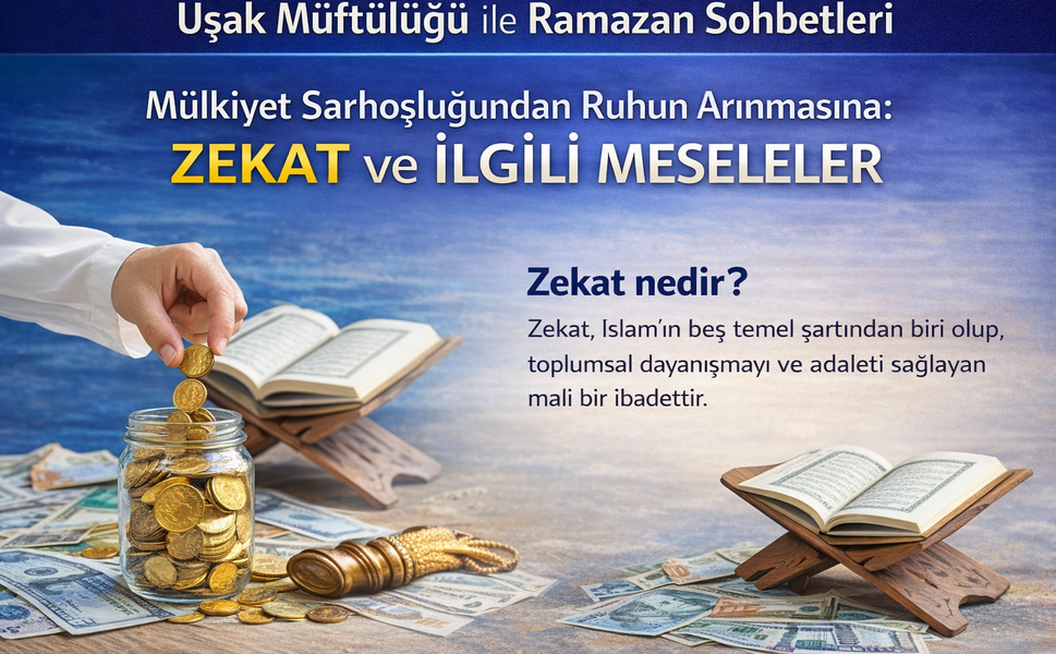 Uşak Müftülüğü “Zekât nedir? Nasıl Olmalıdır?