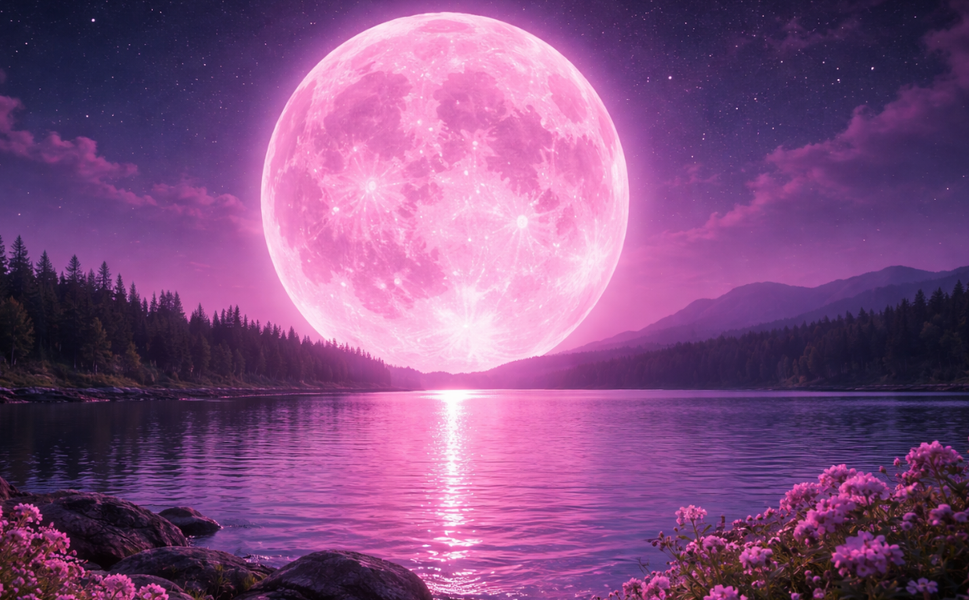 1 Nisan Gecesi " Pembe Ay " Türkiye'den izlenebilecek.