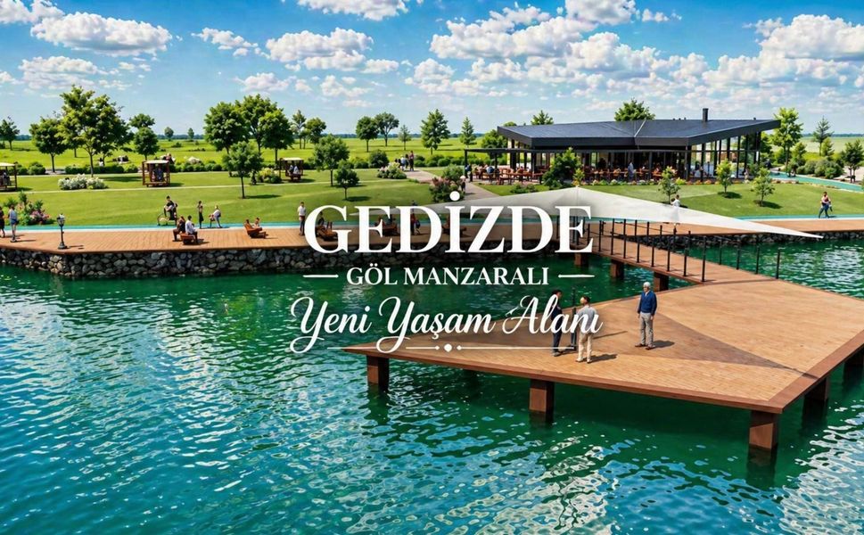 Gediz'de Göl Manzaralı Sosyal Tesis İçin İmzalar Atıldı.