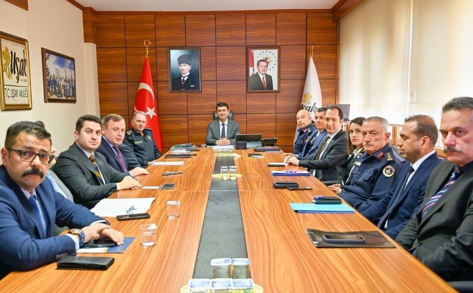 Uşak’ın asayiş ve huzuru için bir araya geldiler