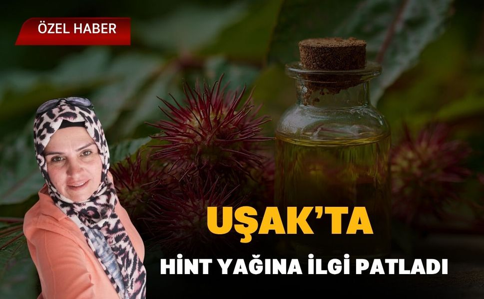 Uşak’ta Hint Yağına İlgi Patladı