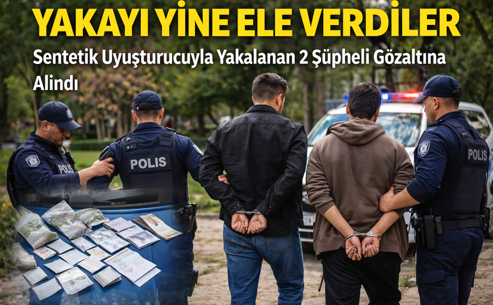 Uşak’ın Banaz İlçesinde A4 yakalatan 2 kişi gözaltına alındı