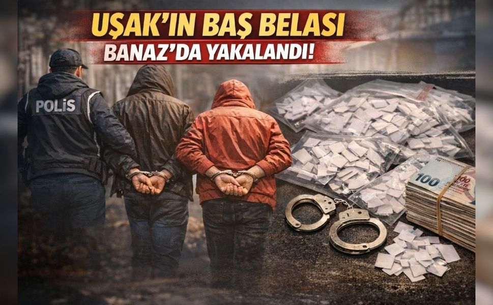 Uşak’ın baş belası A4 Banaz ilçesinde yakalandı