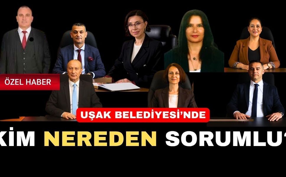 Uşak Belediyesi’nde Başkanlar Görev Bölümü Yaptı