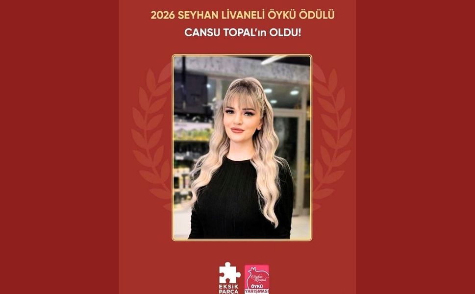 Uşaklı Yazar 2026 yılı Seyhan Livaneli Öykü Yarışması Ödülünü Aldı