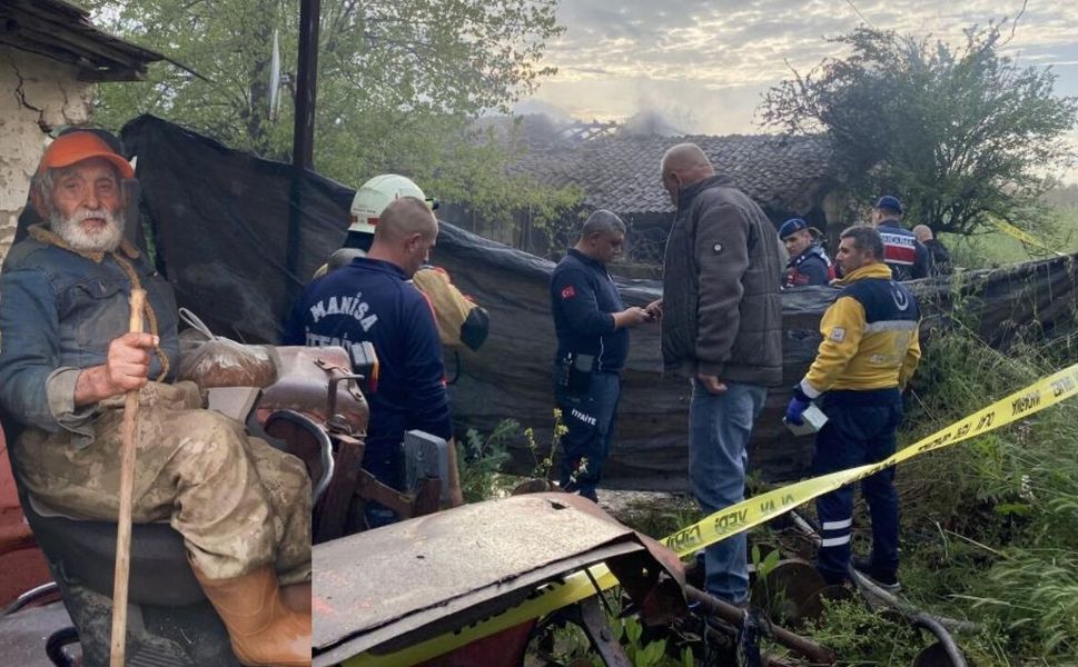 Alaşehir'de Çıkan Yangında 1 Kişi Hayatını Kaybetti