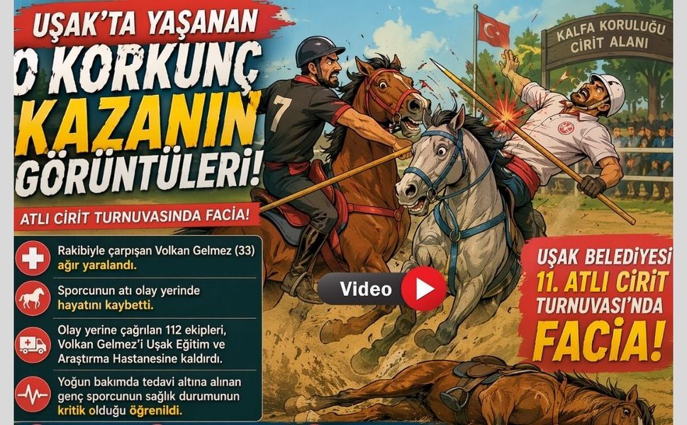 Uşak'ta Yaşanan O Korkunç Kazanın Görüntüleri
