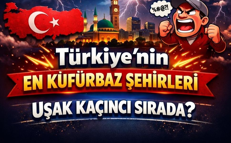 Türkiye'nin En Küfürbaz Şehirleri Uşak Kaçıncı Sırada?